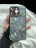 圣圖朗電鍍高級感滴膠蝴蝶油墨畫(huà)適用iPhone15promax蘋(píng)果14手機殼11立體簡(jiǎn)約12全包鏡頭13硅膠防摔保護套 滴膠4只蝴蝶-灰色 iPhone 15 Pro Max 曬單實(shí)拍圖