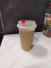 美丽雅 奶茶杯一次性咖啡杯带盖500ml*20套珍珠饮料塑料杯加厚果汁杯子 实拍图