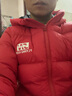 雪中飛兒童羽絨服女童中大童輕暖新款男童短款保暖冬季面包服學(xué)生外套 中國紅 160 曬單實(shí)拍圖
