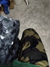 黑里俏迷彩褲干活褲子寬松耐磨耐臟男女工裝褲工地勞保松緊彈力休閑褲子 黃迷彩+黑迷彩 3XL(150-170斤 曬單實(shí)拍圖
