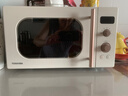 東芝（TOSHIBA） ER-VS2200 微波爐 高端家用 小型 高顏值 800W大火力 轉(zhuǎn)盤式 智能菜單 解凍 殺菌 一鍵旋轉(zhuǎn)加熱 復(fù)古玫瑰金 曬單實(shí)拍圖