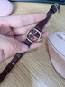 聚利時(shí)（Julius）手表女學(xué)生2025新款復(fù)古小表盤(pán)女表小眾輕奢氣質(zhì)女士石英表小方表 氣質(zhì)咖丨通勤必備 曬單實(shí)拍圖