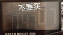 聆夢個性創(chuàng)意飛機表防水LED手表男女電子表學生果凍復古兒童夜光 黑色 曬單實拍圖