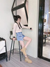 探巡（TanXun）馬丁靴女2025夏季新款牛皮復古工裝靴時尚靴子女黃色厚底短靴女 駝色單里【柔軟牛皮】 37 曬單實拍圖