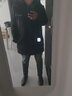 鴨鴨（YAYA）羽絨服男短款可拆內(nèi)膽連帽厚款保暖冬季中青年工裝外套22F黑色185 曬單實(shí)拍圖