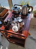 金灶（KAMJOVE）移動(dòng)茶車(chē)泡茶桌實(shí)木套裝 家用茶臺自動(dòng)上水泡茶壺 茶道功夫茶具 【豪華款】KW-6300C搭配F9 1個(gè) 曬單實(shí)拍圖