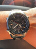 卡西歐（CASIO） 卡西歐(CASIO)男式手表 5馬達(dá)太陽能多功能腕表 太陽能黑盤鋼帶EQS-500DB-1A1 曬單實拍圖