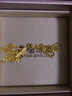 六福珠寶足金蝶戀蘭姿黃金項(xiàng)鏈女款蝴蝶套鏈含吊墜 計(jì)價(jià) HXG30086 4.20克(含工費(fèi)336元) 曬單實(shí)拍圖