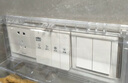 國際電工86型透明衛(wèi)生間開關(guān)插座防水罩浴室防水盒粘貼式電源保護(hù)罩 三位防水盒【透明】 曬單實拍圖
