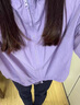 皮爾卡丹（pierre cardin）防曬衣女夏季薄款外套女短款小個(gè)子24新款寬松百搭連帽防曬上衣 紫色 M 建議80-100斤 曬單實(shí)拍圖