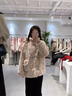 韓璐嬌（hanlujiao）羊羔毛外套女2024秋冬季新款女裝韓系甜美減齡寬松加厚保暖棉衣女 杏色 M（建議100-115斤） 曬單實(shí)拍圖