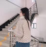 lagogo休閑愛心蝙蝠袖連帽外套女拉谷谷春季新款柔軟舒適顯瘦上衣 混色(Y0) M 曬單實拍圖