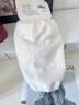 察今可愛(ài)毛絨袖套成人女生兒童長(zhǎng)款防臟手袖冬季羽絨服套袖小熊男護(hù)袖 咖色草莓小熊-加厚長(zhǎng)款 曬單實(shí)拍圖