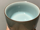 隱廬 葉小春 龍泉青瓷手工作品玄紋直口杯 冰裂紋開(kāi)片哥窯茶杯主人杯 奇紋直口杯 曬單實(shí)拍圖