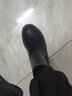 Langyanxuan馬丁靴男秋冬季新款靴子男中幫切爾西男靴加絨保暖男鞋增高皮鞋男 Y666黑色【單里】 41 (255mm) 曬單實拍圖