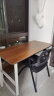 木以成居电脑桌台式加宽书桌学习桌穿线孔简约书架组合写字桌子橡木色 实拍图