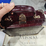 Aspinal of london【七夕節禮物】女包明星同款包包Trunk箱子包盒子包奢侈品女包 復古紅 曬單實(shí)拍圖
