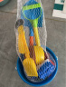 奥智嘉儿童沙滩戏水玩具宝宝洗澡挖沙漏铲子户外玩沙土玩雪工程车套装 实拍图