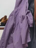 女夢(mèng)雨情純棉外套女春秋寬松衣服中年人女裝開(kāi)衫連帽風(fēng)衣40-50歲休閑上衣 紫色 2XL 建議130-145斤 曬單實(shí)拍圖