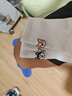 子墨棉品男士襪子狗狗刺繡柴犬柯基卡通可愛中筒襪潮流個(gè)性 2白柯基+2白二哈 均碼 （毛巾底加厚款） 曬單實(shí)拍圖