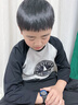 喬治伯爵（GEORGCOUNT）學(xué)生手表男款青少年兒童手表男生女款初高中考試專用靜音石英表男 黑色【30天免費(fèi)換新+夜光防水】 曬單實(shí)拍圖