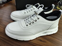 零度男鞋2025秋冬新款男鞋百搭舒適爆米花氣墊輕柔回彈時(shí)尚休閑運動(dòng)鞋 白色 40 曬單實(shí)拍圖