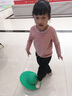 跳跳球幼兒園兒童彈跳球兒童跳跳板大人用健身玩具彈力球平衡YF 手柄款「加厚」【藍(lán)色】 曬單實拍圖