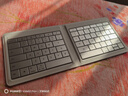 顛覆玩家 微軟 折疊藍牙鍵盤(pán) 超薄便攜 Surface pro iphone ipad 安卓平板電腦無(wú)線(xiàn)鍵盤(pán) 白色丨通用 Foldable Keyboard 曬單實(shí)拍圖