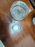 爵妃天然原石原礦水晶杯密封銀黑鉆面男士泡茶杯辦公杯車(chē)載泡茶杯高端 【經(jīng)典款式】 200ml 曬單實(shí)拍圖