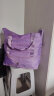圣腾新款干湿分离健身包女款旅行袋大容量手提行李包短途旅行包出差旅游收纳袋小行李袋时尚出行包装衣服的包 浅紫色 单独型号 实拍图