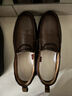 西部公羊男鞋2025新款休閑皮鞋男士頭層牛皮軟皮軟底防滑耐磨大頭皮鞋男 卡其單層32378 40 曬單實(shí)拍圖