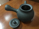 御養茗 臺灣火山石茶壺煮茶器陶瓷日式粗陶側把茶壺黑茶單壺茶室泡茶白茶功夫茶養生陶壺過(guò)濾煮茶壺石魂茶具 玄雅側把壺 容量250毫升 曬單實(shí)拍圖