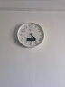 天王星（Telesonic）挂钟客厅万年历钟表3D立体创意双日历温度时钟简约石英钟薄边挂表 深空蓝30CM日历款 实拍图