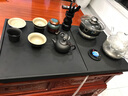 石匠同豐 整套烏金石茶盤紫砂茶具套裝 帶全自動電熱水壺功夫茶臺茶海 茶杯茶壺電磁爐茶托盤套裝 閑池-底部上水玻璃套裝 70*40*3cm 曬單實拍圖