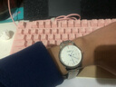 【免費刻字】奧利妮（ONLYOU）情侶手表雙日歷情侶表對表 男士腕表時(shí)尚防水石英表女式手表 白面玫金殼男款 曬單實(shí)拍圖