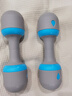 呦酷啞鈴女男士可調(diào)節(jié)重量減肥練手臂肌兒童家用健身器材初學(xué)者小學(xué)生 藍(lán)色 兩只裝【2-10kg重量可調(diào)】 曬單實(shí)拍圖