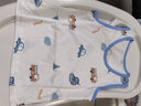 浪莎（LangSha）兒童背心男童夏季薄款棉質(zhì)背心寶寶T恤內衣打底衫2件裝 白+藍 110 曬單實(shí)拍圖