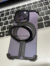 Eary【異形骨架殼】適用蘋果iPhone14promax手機(jī)殼金屬無邊框散熱plus半包鏤空磁吸支架殼四角防摔派凡 黑色【無邊框骨架/氣囊防撞/Magsafe支架】 iPhone 14 Pro 曬單實拍圖