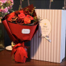 初朵 11朵红玫瑰康乃馨鲜香皂花束同城配送母亲节520礼物生日送女友 晒单实拍图