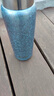 溪谷雙層純鈦保溫杯便攜白茶燜泡杯車(chē)載戶(hù)外鈦合金水杯大容量男 冰川藍 600ml 配杯套 曬單實(shí)拍圖