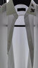 GIEVES CHARLES手工刺繡蜜蜂男士經(jīng)典儒雅白色長(cháng)袖襯衫男商務(wù)休閑 白色 38 曬單實(shí)拍圖