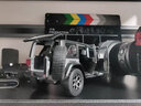 吉普牧馬人越野車(chē)汽車(chē)模型合金仿真兒童玩具車(chē)擺件男孩1：22 1:22大號銀灰色盒裝 曬單實(shí)拍圖