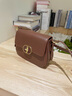 CALWAN KEODH包包女包2025新款秋冬斜挎包馬鞍包送生日禮物女朋友老婆 【焦糖色】輕奢品牌復古百搭實(shí)用走心女生閨蜜 曬單實(shí)拍圖