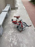 大行（DAHON） 16英寸D5鉻鉬鋼5變速折疊自行車成人男女式學(xué)生復(fù)古單車HAC653 中國紅 曬單實(shí)拍圖