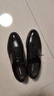 皮爾卡丹（pierre cardin）商務(wù)正裝男鞋防滑橡膠底皮鞋頭層牛皮系帶德比鞋男鞋男士正裝 紳士黑羊皮款 42 曬單實(shí)拍圖