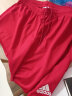 adidas ADIDAS/阿迪达斯运动服男短袖休闲成人足球训练裤 【短裤】红色AJ5881 M 实拍图