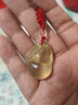 黛螺天然黃水晶葫蘆貔貅項鏈本命年吊墜貔貅飾品本命年禮物 精致繩款 曬單實(shí)拍圖