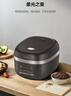 美的（Midea）電飯煲家用4L大容量多功能IH加熱智能預約精鐵釜膽多功能粥湯熱飯電飯鍋 白色款AFB40C8 4L 曬單實(shí)拍圖