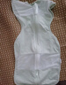 旻勝嬰兒防驚跳睡袋春秋夏季薄款包巾投降式網(wǎng)紗透氣寶寶襁褓防踢被 淺綠色【L】 曬單實(shí)拍圖