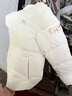 鴻星爾克（ERKE）羽絨服女冬季女士防寒保暖短款潮流寬松連帽羽絨休閑百搭冬裝外套 冰川白 2XL 曬單實(shí)拍圖